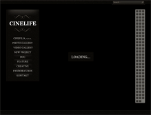 Tablet Screenshot of cinelife.sk